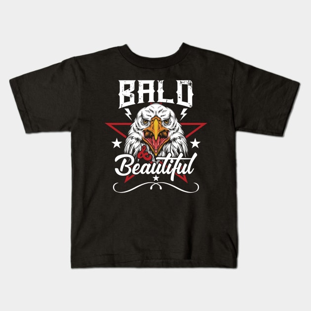 Bald & Beautiful Kids T-Shirt by whantz1165